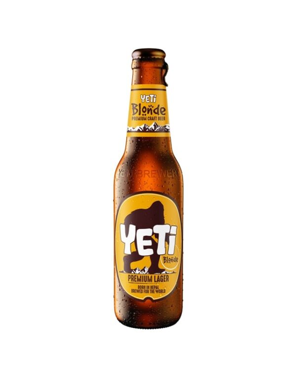 Yeti Blonde Premium Craft Lager Bottle 330ML