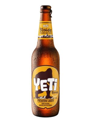 Yeti Blonde Premium Craft Lager Bottle 650ML