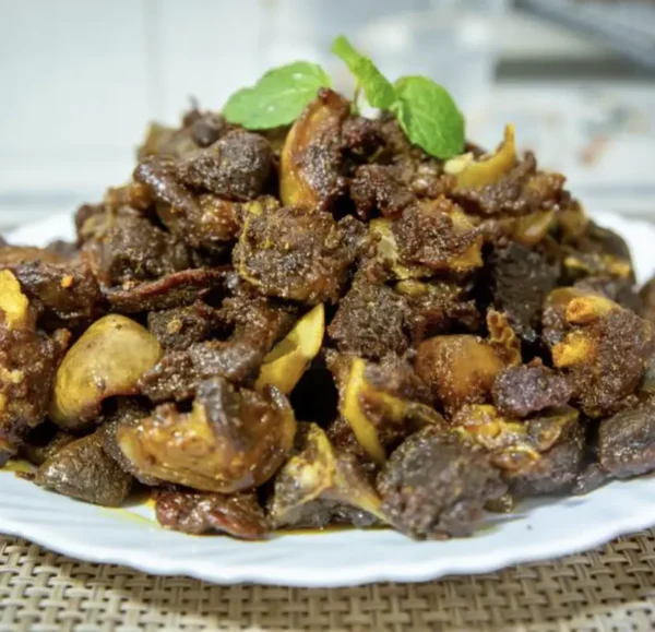 Bhuttan Fry (खसी को भुटन)
