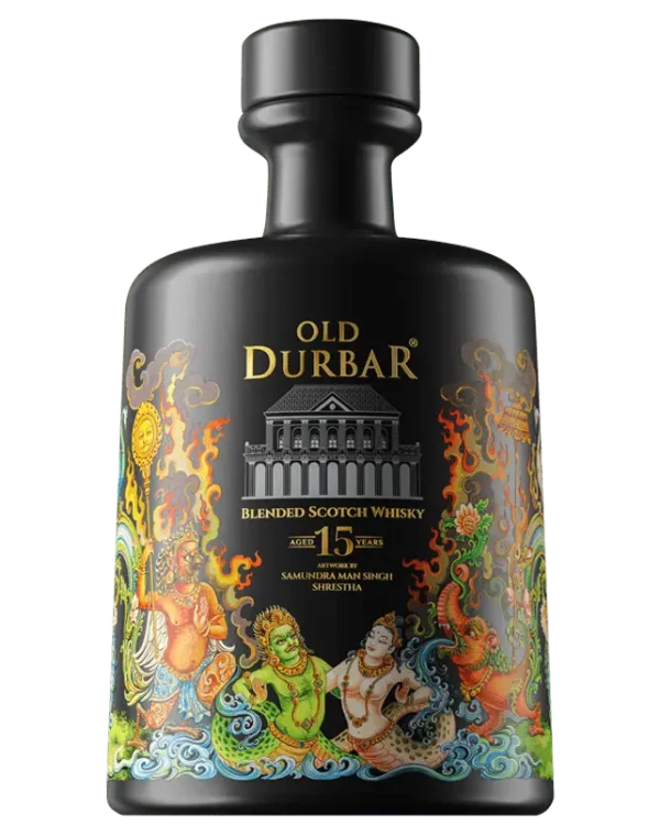 Old Durbar 15yrs Blended Scotch Artwork by Samundra Man Singh Shrestha 750 ml
